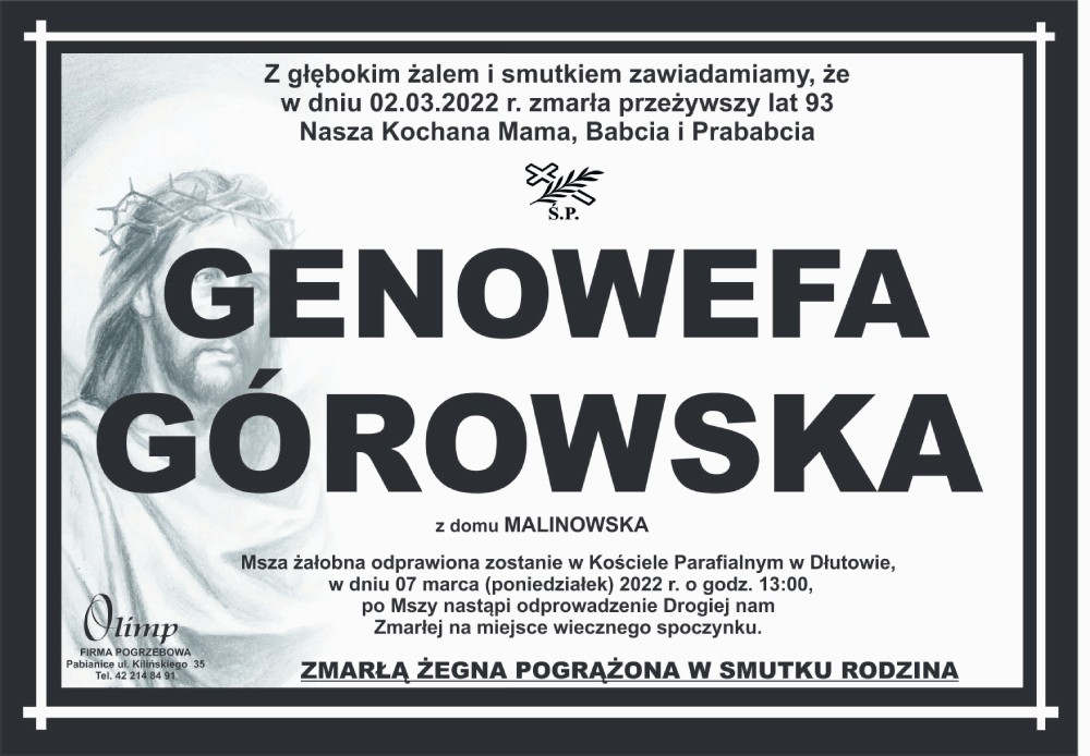 Górowska Genowefa